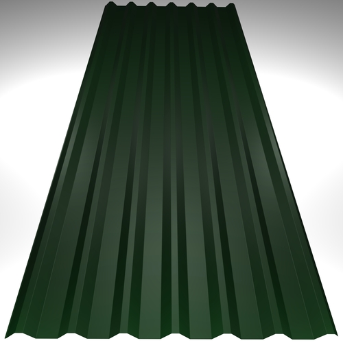 Accord 34/1000 Box Profile 0.5mm Polyester Paint Juniper Green