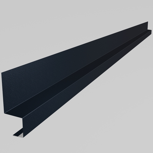 Drip Cill 3m (100mm x 50mm x 50mm x 30mm welted on 30mm edge only) 0.7mm Plastisol Slate Blue