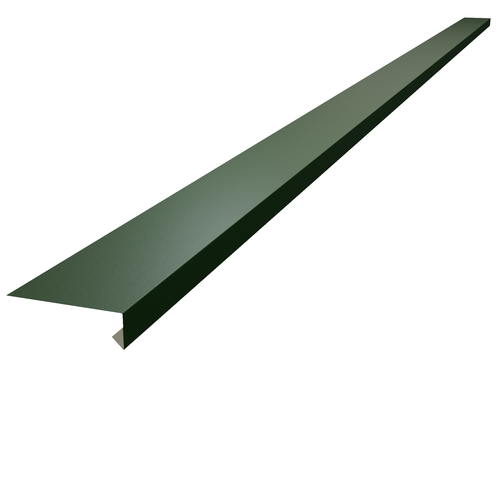 Under Window Cill 3m (100mm x 30mm x 10mm) 0.7mm Polyester Paint Juniper Green