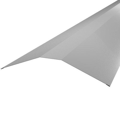 Flat Top Ridge 3m 0.7mm Plastisol White