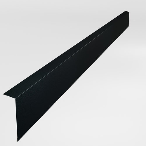 Eaves Flashing 3m (50mm x 170mm inc welts) 0.7mm Plastisol Anthracite