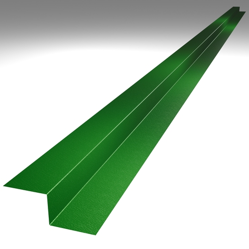 3m Flashing Z Support (50mm x profile height x 50mm) 0.7mm Plastisol Heritage Green
