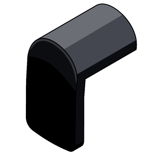 UrbanPro Black Ridge Finial Fibre Cement