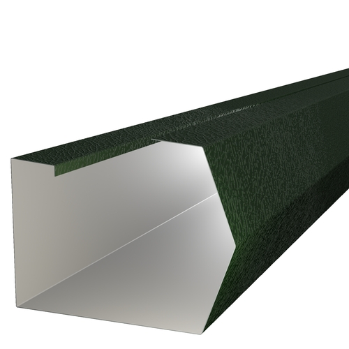 3m Length of Trimline Gutter 0.7mm Plastisol Juniper Green