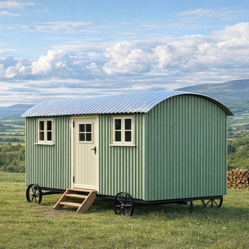 10/3 Corrugated Shepherd Hut Sheets 0.7mm Galvanised