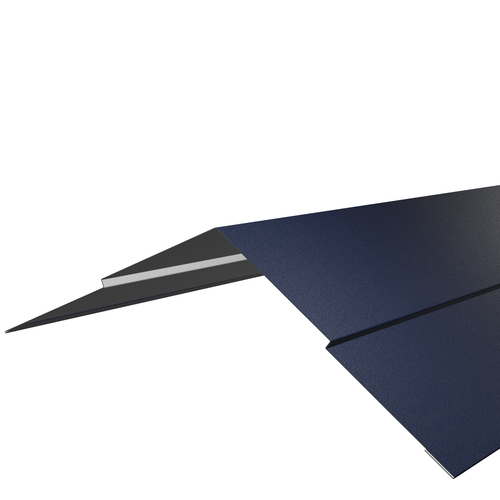 2.250m External Ridge Flashing with Slate Effect Textured Paint RAL 7024