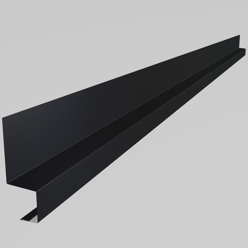 Drip Cill 3m (100mm x 50mm x 50mm x 30mm welted on 30mm edge only) 0.7mm GraniteHDX Anthracite