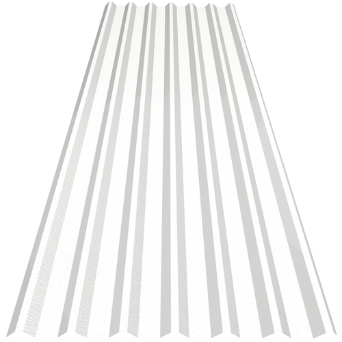 Accord 34/1000 Box Profile 0.7mm Plastisol White