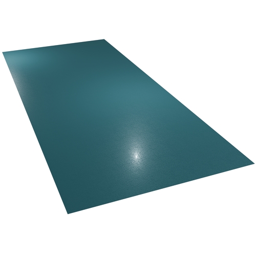 0.7mm Plastisol Flat Sheet 3m x (1220-1250mm) Ocean Blue