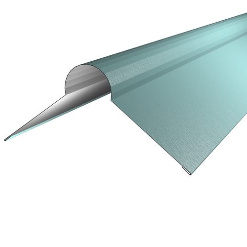 Roll Top Ridge Flashing 3m 0.7mm Plastisol Wedgewood