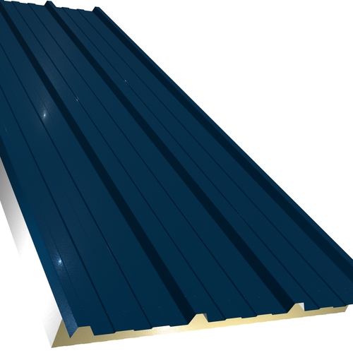 Kingspan KS1000RW 150mm Quadcore (U-Value 0.12 W/m²K) / Outer: Midnight XL Forte (0.5mm Plastisol Coated Steel) / Inner: 0.4mm Cleansafe15 Bright White Poly Liner