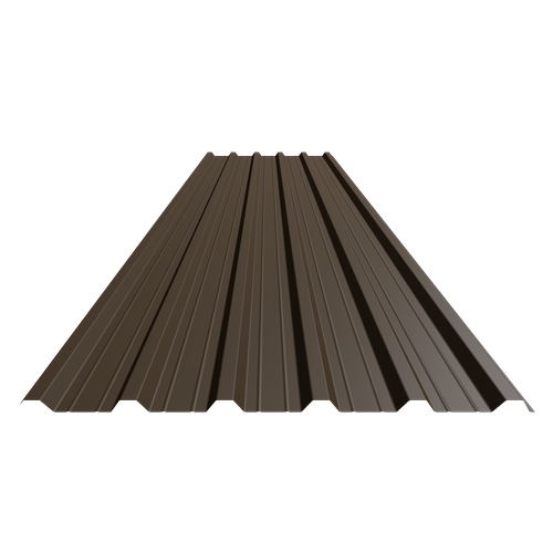Accord 32/1000 (L) Box Profile 0.7mm Polyester Paint Vandyke Brown