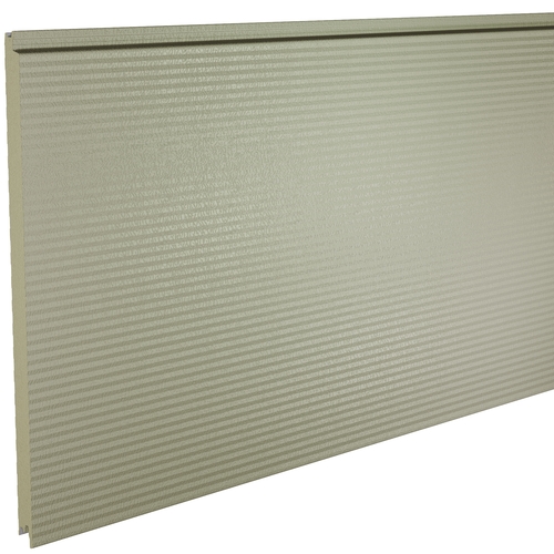 Kingspan KS1000MR Micro-Rib 45mm Quadcore (U-Value 0.46 W/m²K) / Outer: Cream XL Forte (0.5mm Plastisol Coated Steel) / Inner: 0.4mm Cleansafe15 Bright White Poly Liner