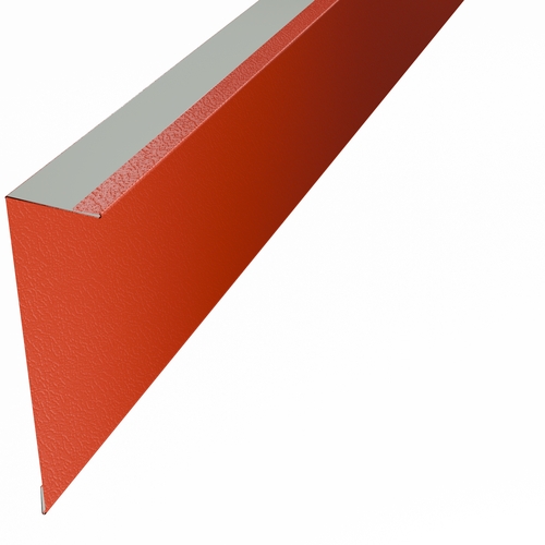 Eaves Insulation Closure 3m (50mm x 170mm inc welts) 0.7mm Plastisol Poppy Red