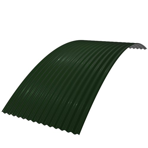 Curved 14/3 Corrugated 0.7mm Plastisol (Standard Colours)