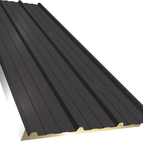 Kingspan KS1000RW 115mm Quadcore (U-Value 0.16 W/m²K) / Outer: Onyx Spectrum (0.5mm Painted Steel) / Inner: 0.4mm Cleansafe15 Bright White Poly Liner