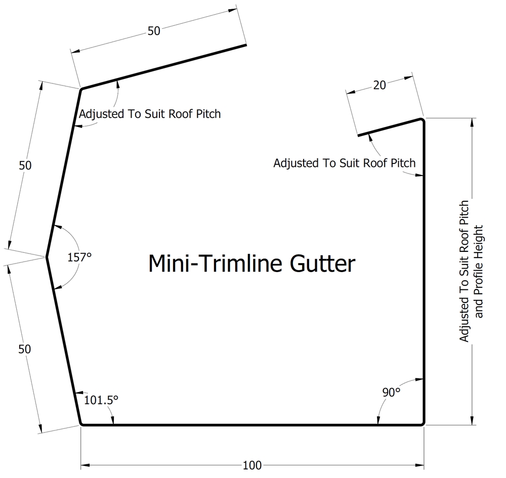 Mini Trimline Gutter