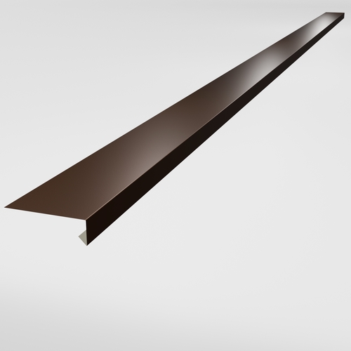 Under Window Cill 3m (100mm x 30mm x 10mm) 0.7mm Polyester Paint Vandyke Brown