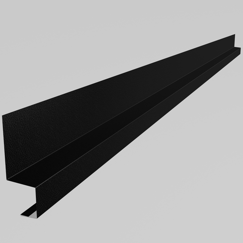 Drip Cill 3m (100mm x 50mm x 50mm x 30mm welted on 30mm edge only) 0.7mm Plastisol Black