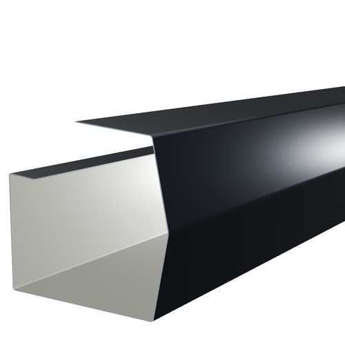 3m Length of Mini-Trimline Gutter 0.7mm GraniteHDX Anthracite