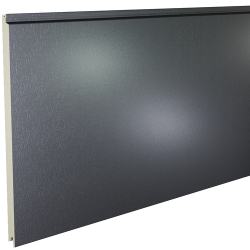 Kingspan KS1000FL Flat 90mm QuadCore (U-Value 0.20 W/m²K) / Outer: Anthracite XL Forte (0.5mm Plastisol Coated Steel) / Inner: 0.4mm Cleansafe15 Bright White Poly Liner