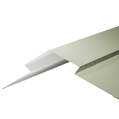 Diamond Ridge Flashing 3m 0.7mm Plastisol Moorland Green