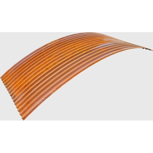 Curved 14/3 Corrugated 0.8mm Corten - Made To Order