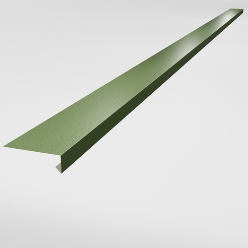 Under Window Cill 3m (100mm x 30mm x 10mm) 0.7mm Plastisol Moorland Green