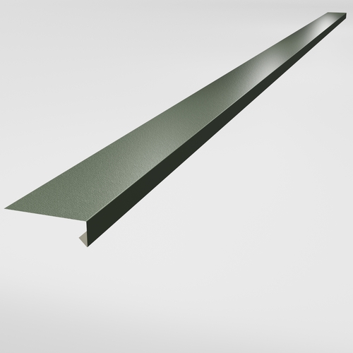 Under Window Cill 3m (100mm x 30mm x 10mm) 0.7mm Plastisol Merlin Grey