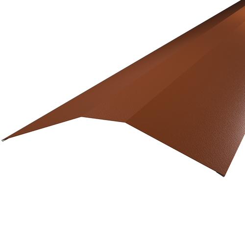Flat Top Ridge 3m 0.7mm Plastisol Terracotta