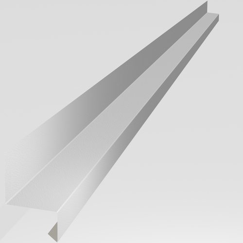 Over Window Drip 3m (50mm x 50mm x 30mm x 10mm) 0.7mm Plastisol White