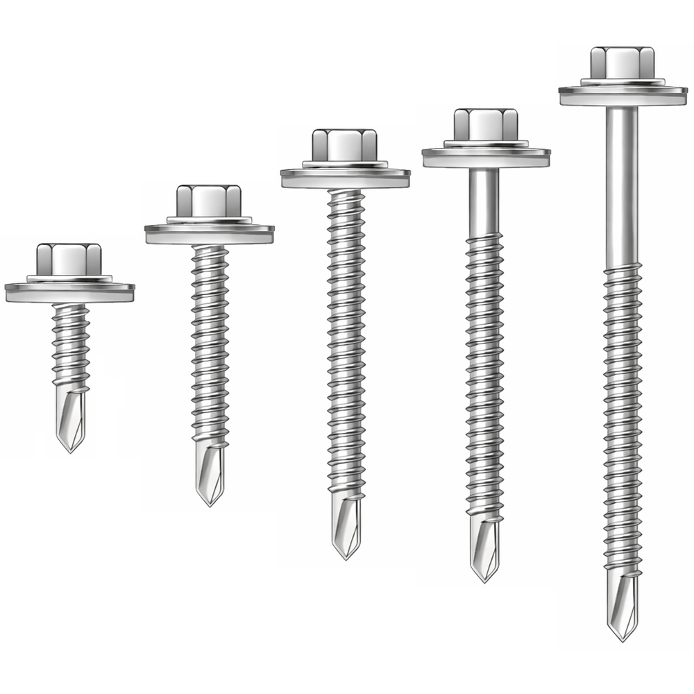 Stainless Steel Tek Screws for Light Section Steel