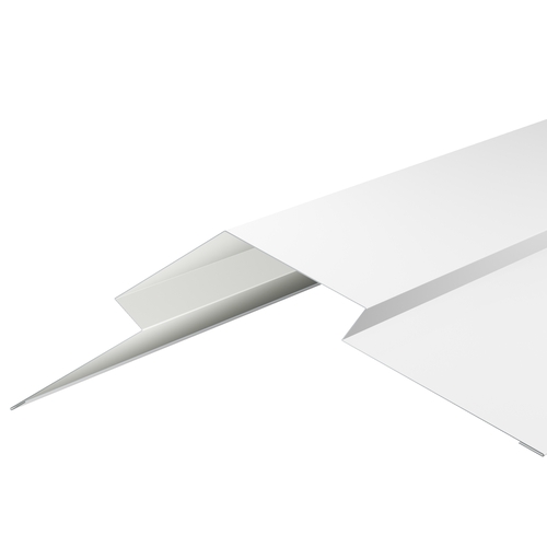 Diamond Ridge Flashing 3m 0.7mm Polyester Paint White