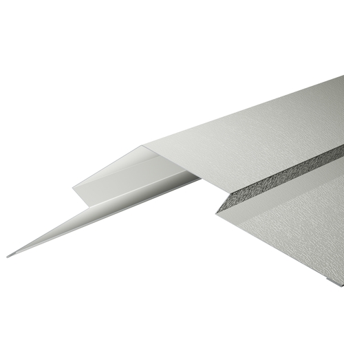 Diamond Ridge Flashing 3m 0.7mm Plastisol Goosewing Grey