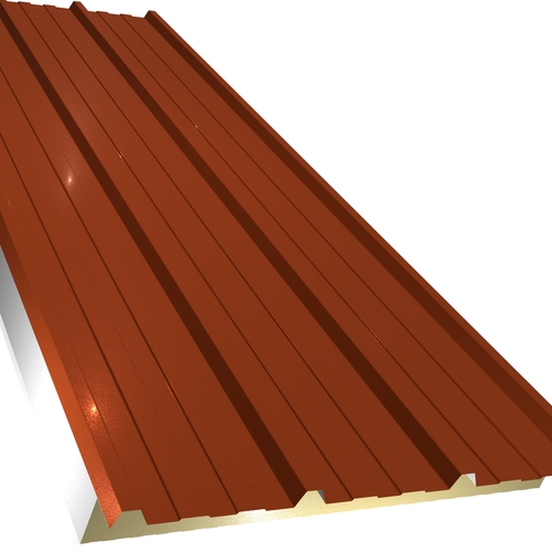 Kingspan KS1000RW 167mm Quadcore (U-Value 0.11 W/m²K) / Outer: Copper Beech XL Forte (0.5mm Plastisol Coated Steel) / Inner: 0.4mm Cleansafe15 Bright White Poly Liner