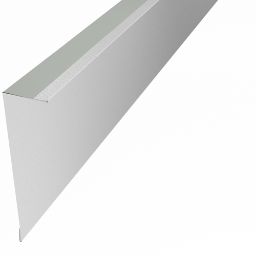 Eaves Insulation Closure 3m (50mm x 170mm inc welts) 0.7mm Plastisol White