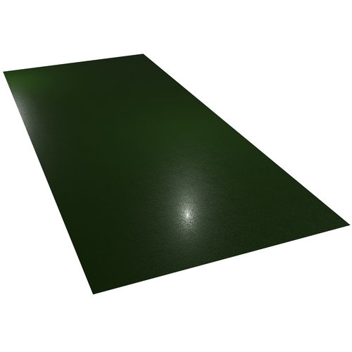 0.7mm Plastisol Flat Sheet 3m x (1220-1250mm) Juniper Green