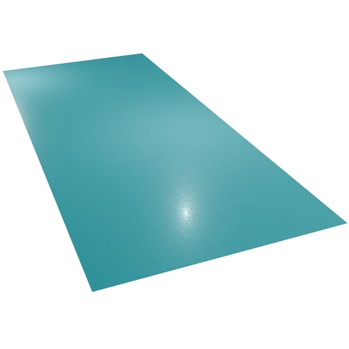 0.7mm Plastisol Flat Sheet 3m x (1220-1250mm) Solent Blue