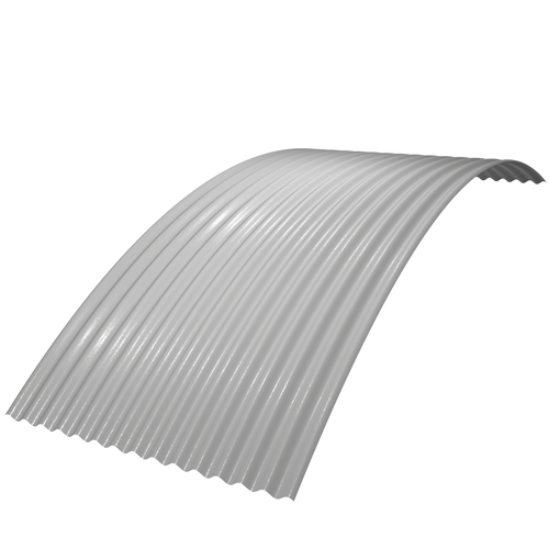 Curved 14/3 Corrugated 0.7mm Plastisol Hamlet