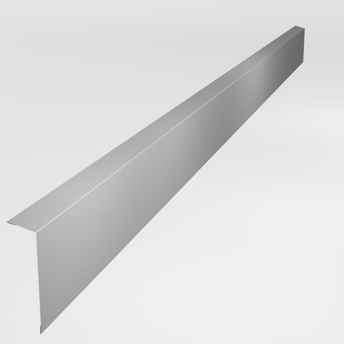 Eaves Flashing 3m (50mm x 170mm inc welts) 0.7mm Plastisol White