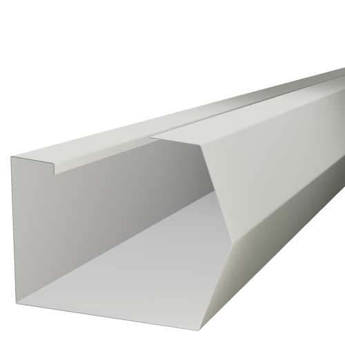 3m Length of Trimline Gutter 0.7mm Polyester Paint Goosewing Grey