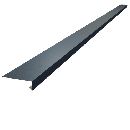 Under Window Cill 3m (100mm x 30mm x 10mm) 0.7mm Plastisol Slate Blue