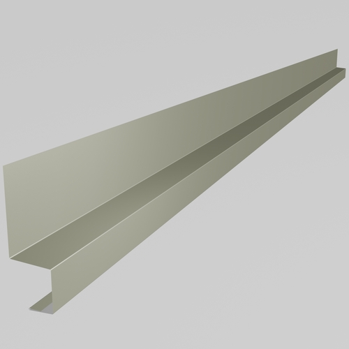 Drip Cill 3m (100mm x 50mm x 50mm x 30mm welted on 30mm edge only) 0.7mm Polyester Paint Goosewing Grey