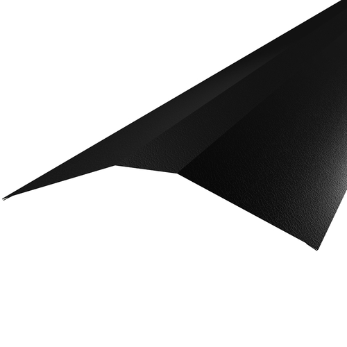 Flat Top Ridge 3m 0.7mm Plastisol Black