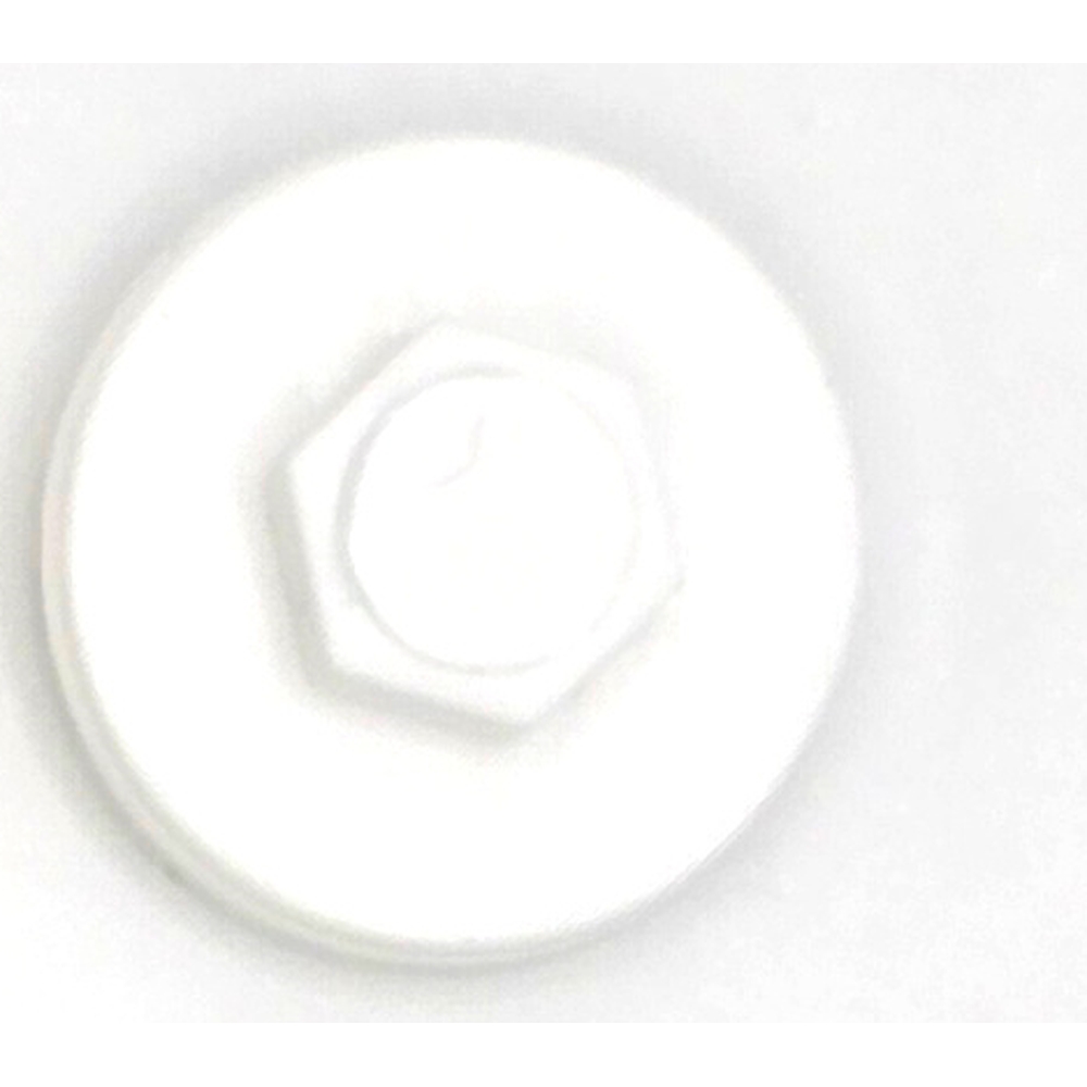 White 19mm Colour Coded Caps (100/Bag)