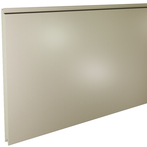 Kingspan KS1000FL Flat 45mm QuadCore (U-Value 0.46 W/m²K) / Outer: Mushroom XL Forte (0.5mm Plastisol Coated Steel) / Inner: 0.4mm Cleansafe15 Bright White Poly Liner