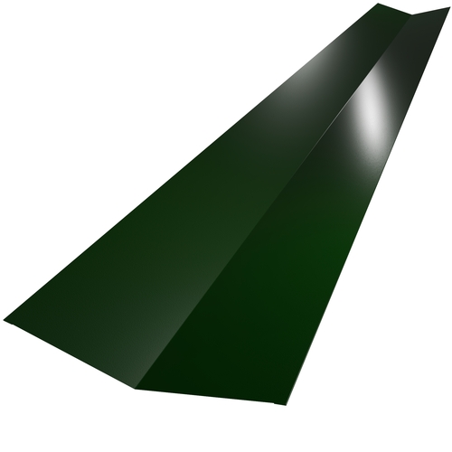 Valley Bottom 3m (200mm x 200mm inc welts) 0.7mm Polyester Paint Juniper Green