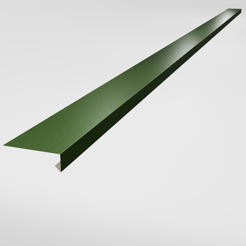Under Window Cill 3m (100mm x 30mm x 10mm) 0.7mm Plastisol Olive Green