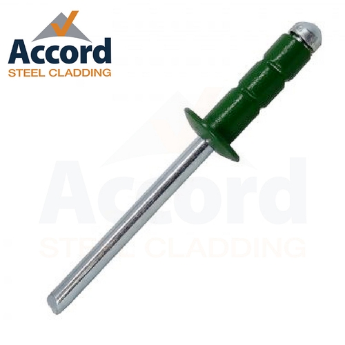 Slate Blue 4.8mm x 12mm Aluminium/Steel Multi Grip Rivet (100/bag)