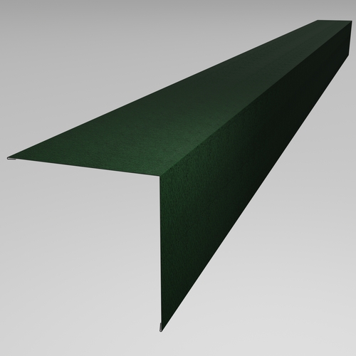 Bargeboard 3m (200mm x 200mm inc Welts) 0.7mm Plastisol Juniper Green